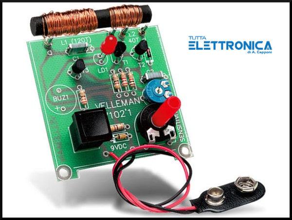 Velleman K7102 metal detector rilevatore metalli KIT elettronico