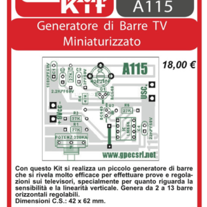 ELSE KIT RS094 Generatore di Barre TV Kit elettronico