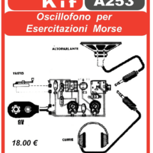 ELSE KIT RS274 Oscillofono per Esercitazioni Morse Kit elettronico