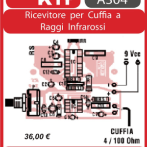 ELSE KIT RS349  Ricevitore per Cuffia a Raggi Infrarossi Kit elettronico