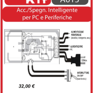 ELSE KIT RS375 Acc./Spegn. Intelligente per PC e Periferiche Kit elettronico