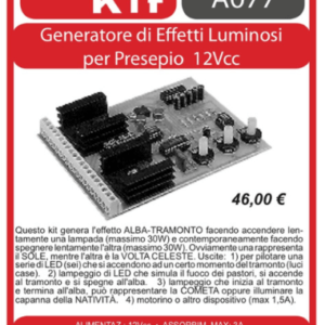 ELSE KIT RS379 Generatore di Effetti Luminosi per Presepio 12Vcc Kit elettronico