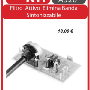 ELSE KIT RS387 Filtro Attivo Elimina Banda Sintonizzabile Kit elettronico