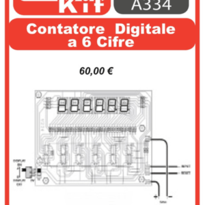 ELSE KIT RS393 Contatore Digitale a 6 Cifre Kit elettronico