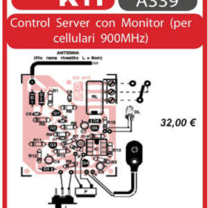 ELSE KIT RS402 Control Server con Monitor (per Cellulari 900Mhz) Kit elettronico