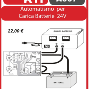 ELSE KIT RS403 Automatismo per Carica Batterie 24V Kit elettronico