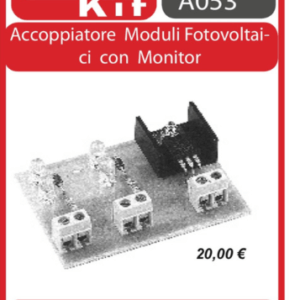 ELSE KIT RS417 Accoppiatore Moduli Fotovoltaici con Monitor Kit elettronico