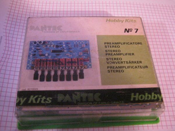 PANTEC 7 Preamplificatore Stereo KIT elettronico