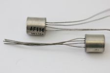 AF114 Transistor Germanium Ge-PNP 32V 0,01A 0,075W TO-7 case