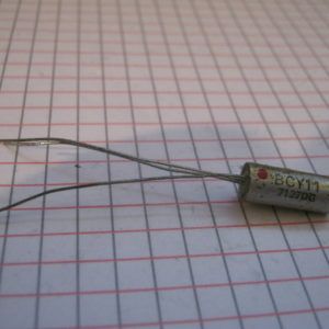 BCY11 Transistor Silicon Si-PNP  60V 0,025A 0,414W TO-X01 case