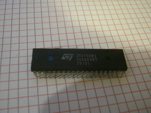 Z80A DART IC/CI DIP-40 Dual Channel Asyc Receiver-Transmitter – Integrated circuit