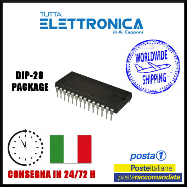 27512 EPROM IC/CI DIP-28  Circuito integrato – Integrated circuit