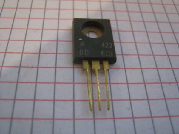 BD610 Transistor Silicon Si-PNP 80V 10A 90W TO-M13 case