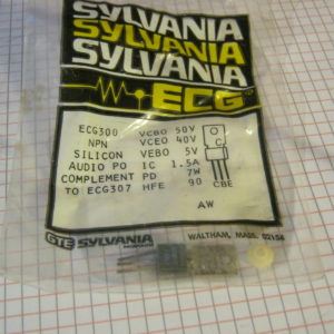 ECG300 Transistor Silicon Si-NPN  50V 1,5A 7W TO-202 case