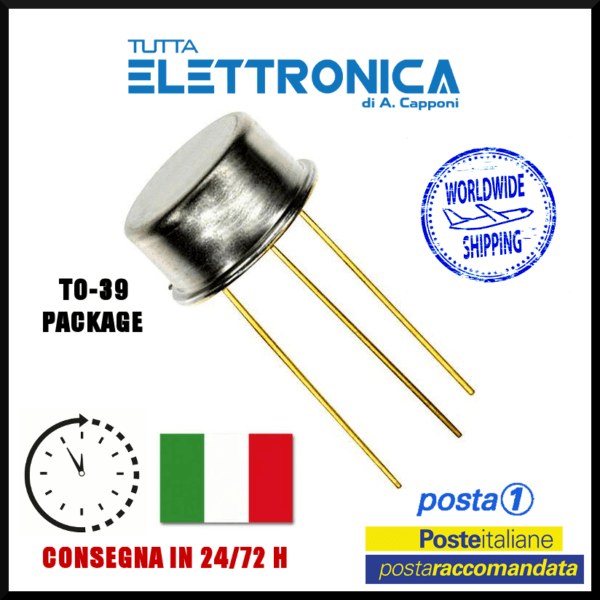 2N5321 Transistor Silicon Si-NPN 75V 2A 10W TO-39 case