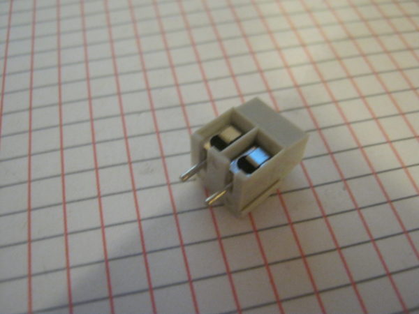 Morsetto C.S. 2 pin passo 5,80 mm