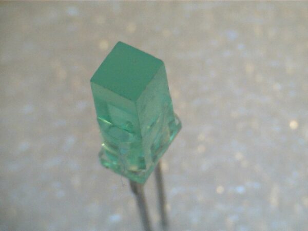 Led Verde Quadrato 3mm