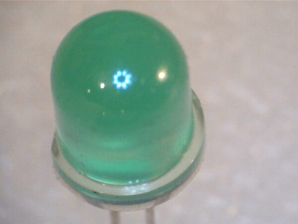 Led Verde 10mm Lampeggiante