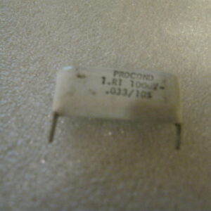 Condensatore Poliestere 33nF 1000V Radiale ( Vintage )