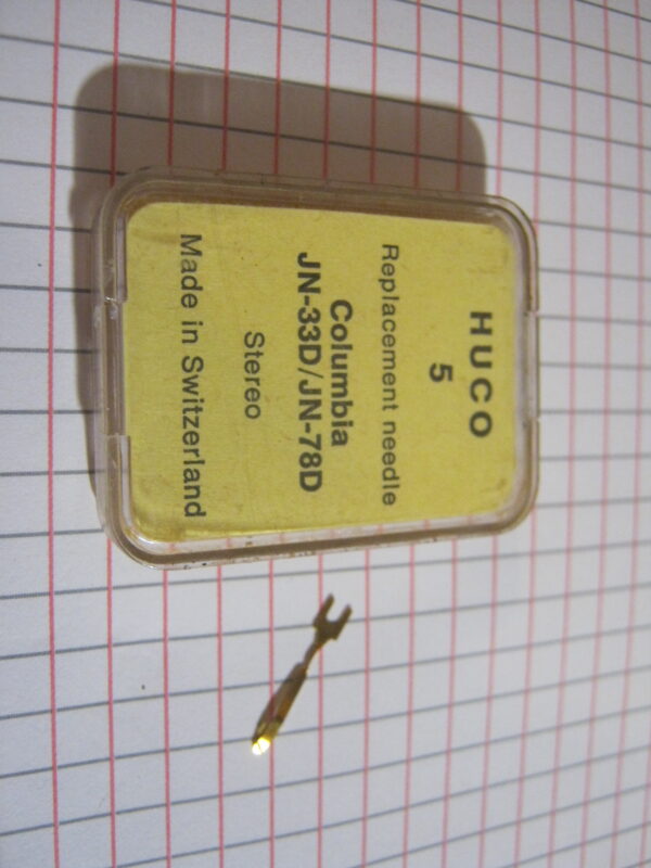 Puntina Giradischi HUCO 5 per Columbia JN-33D/JN78D