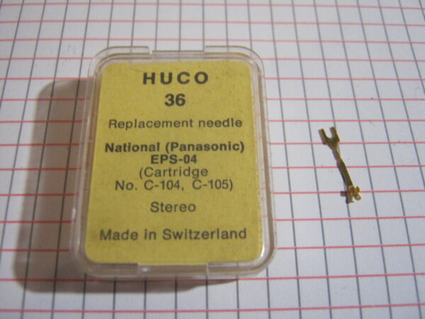 Puntina Giradischi HUCO 36 per National ( Panasonic ) EPS-04