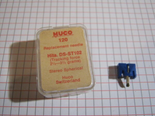 Puntina Giradischi HUCO 120 per Hitachi DS-ST 102 ( 2,1/2-3,1/2 grams )
