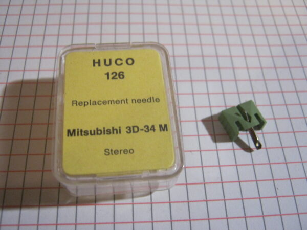 Puntina Giradischi HUCO 126 per Mitsubishi 3D-34 M