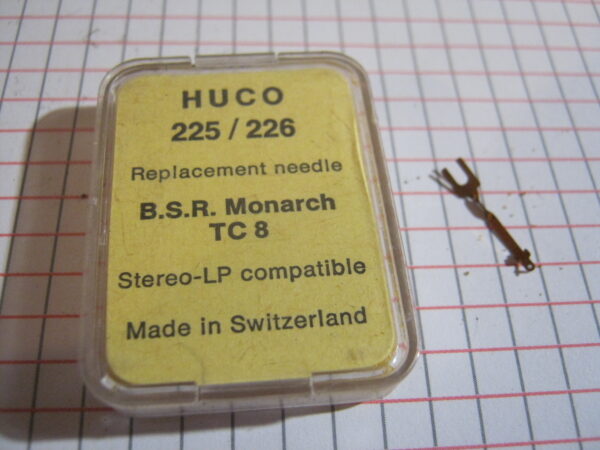 Puntina Giradischi HUCO 225/226 per B.S.R. Monarch TC-8