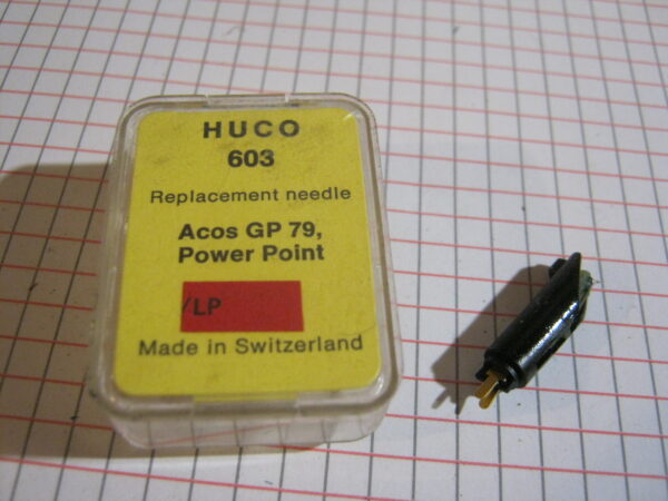 Puntina Giradischi HUCO 603 per Acos GP79, Power Point