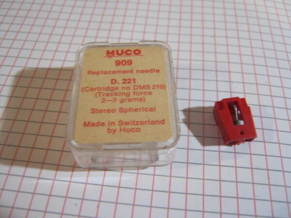 Puntina Giradischi HUCO 909 D.221 ( 2-3 grams )