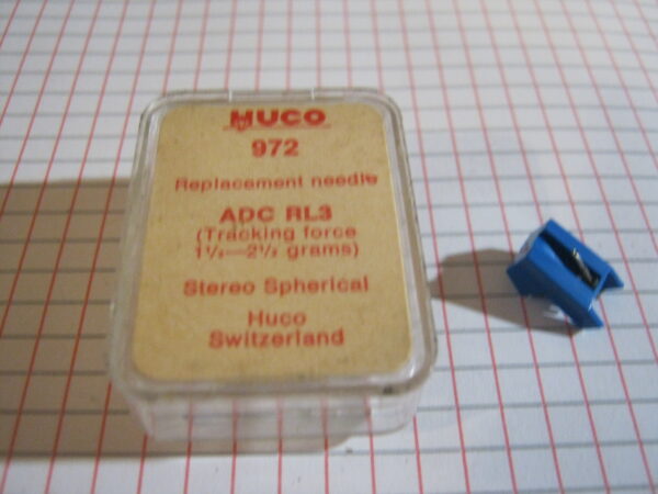 Puntina Giradischi HUCO 972 ADC RL3 ( 1,1/2-2,1/2 grams )