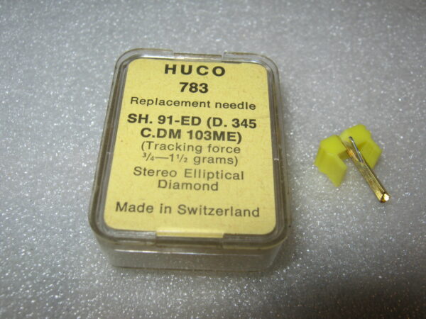 Puntina Giradischi HUCO 783 per Shure SH. N91-ED ( 3/4-1,1/2 grams )
