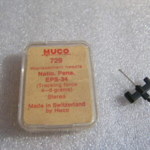 Puntina Giradischi HUCO 729 per National ( Panasonic ) EPS-34 ( 4-5 grams )