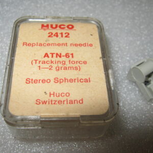 Puntina Giradischi HUCO 2412 per Audio Tecnica AT. N-61 ( 1-2 grams )