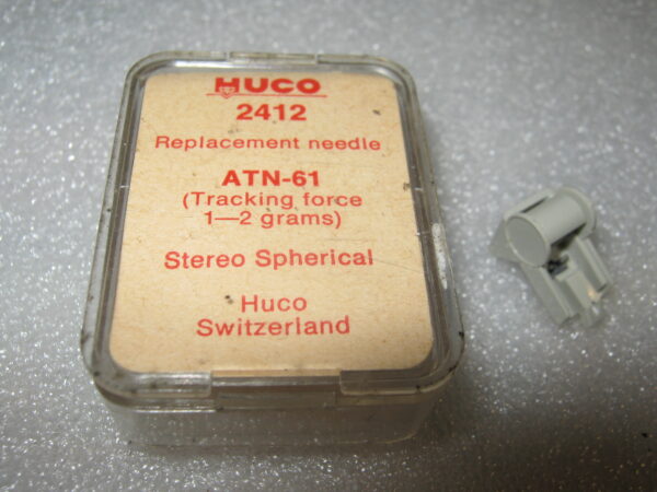Puntina Giradischi HUCO 2412 per Audio Tecnica AT. N-61 ( 1-2 grams )