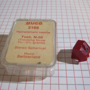 Puntina Giradischi HUCO 2168 per Toshiba N-50 ( 1,3/4-2,3/4 grams )