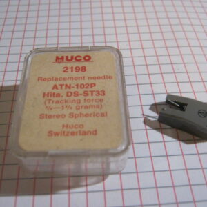 Puntina Giradischi HUCO 2198 per Audio Tecnica ATN-102P – Hitachi DS-ST33 (3/4-1,3/4 grams )
