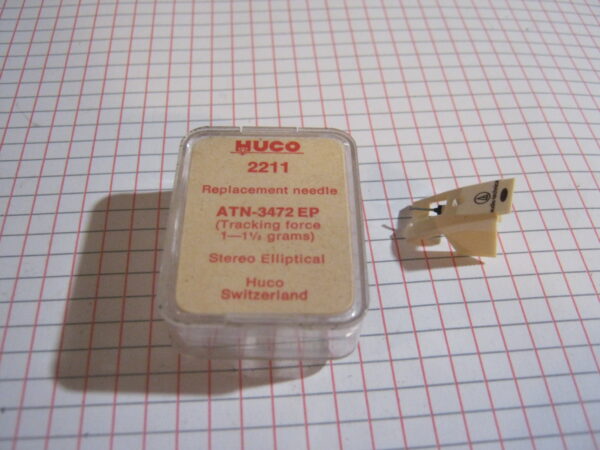 Puntina Giradischi HUCO 2211 per Audio Tecnica ATN-3472 EP ( 1-1,1/2 grams )