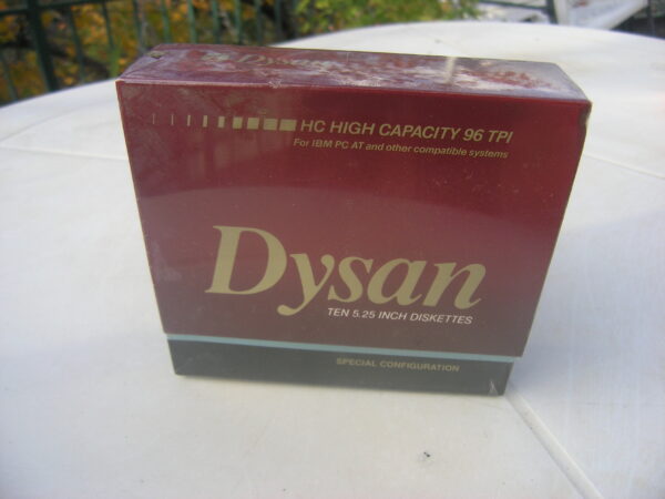 Floppy Disk 5,25″ HC Hight Capacity 96 TPI DYSAN conf. 10 pezzi