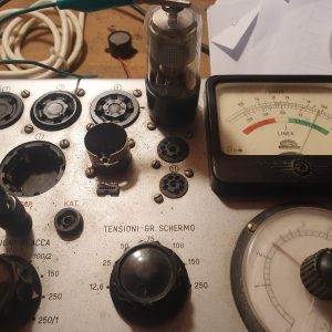 Valvola 12TE8 Triode-Hexode ( Fivre ) NOS