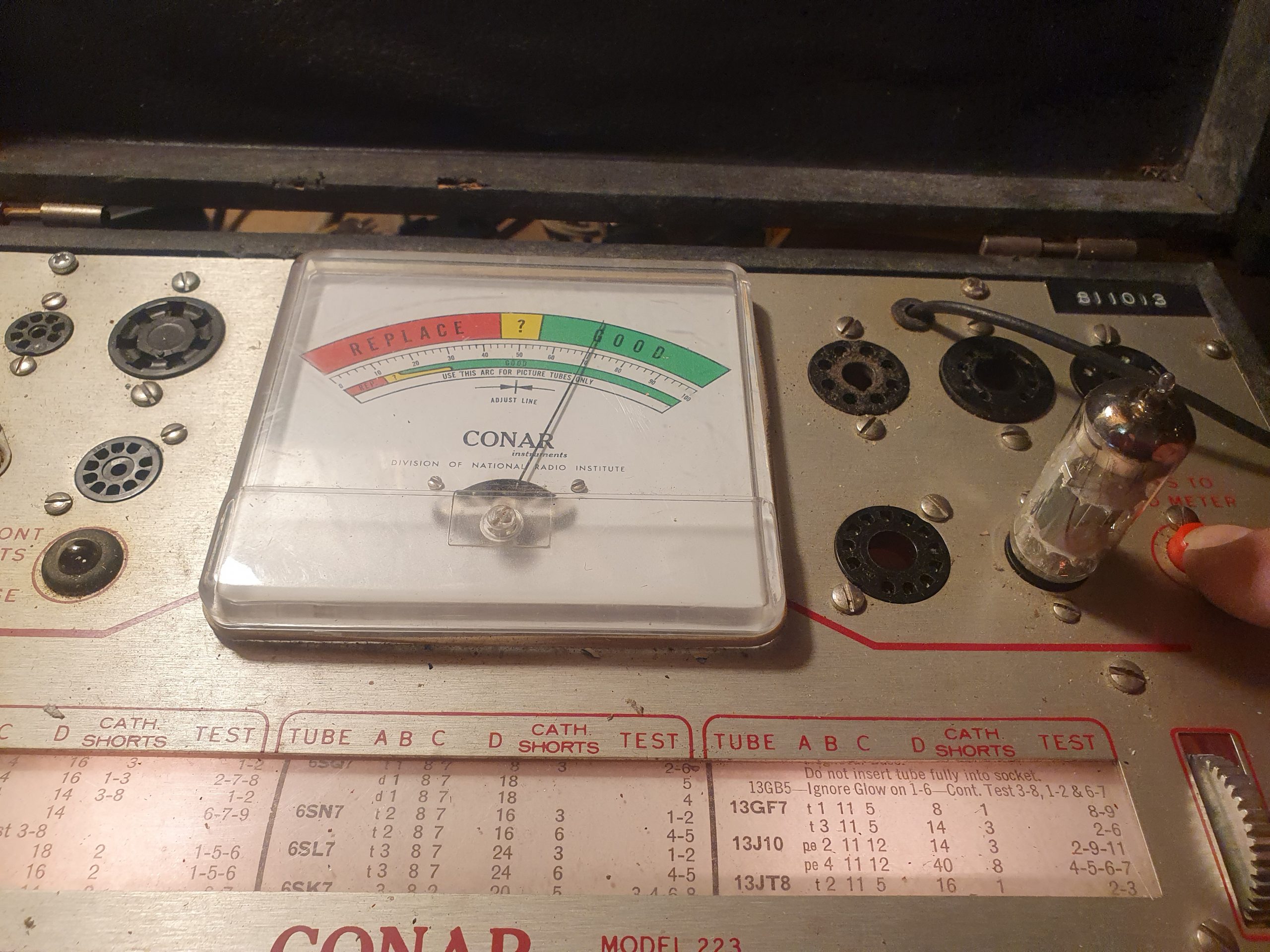 Valvola EABC80 Triple Diode – Triode Tube ( Philips ) NOS