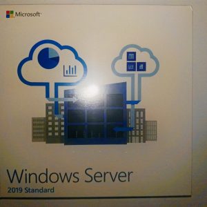 Microsoft Windows Server 2019 Standard Retail 16 CORE 5 CALS 64 bit DVD Key COA sticker in Inglese