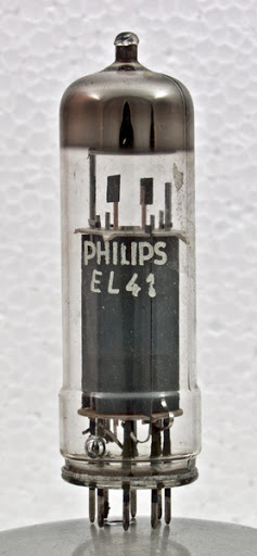 Valvola EL41  Pentodo  (  Philips ) NOS