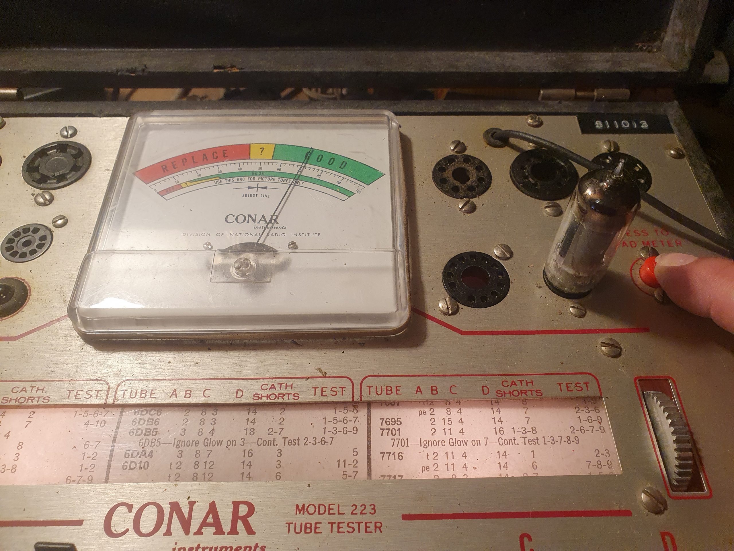 Valvola 6CG7 Doppio Triodo ( Fivre )