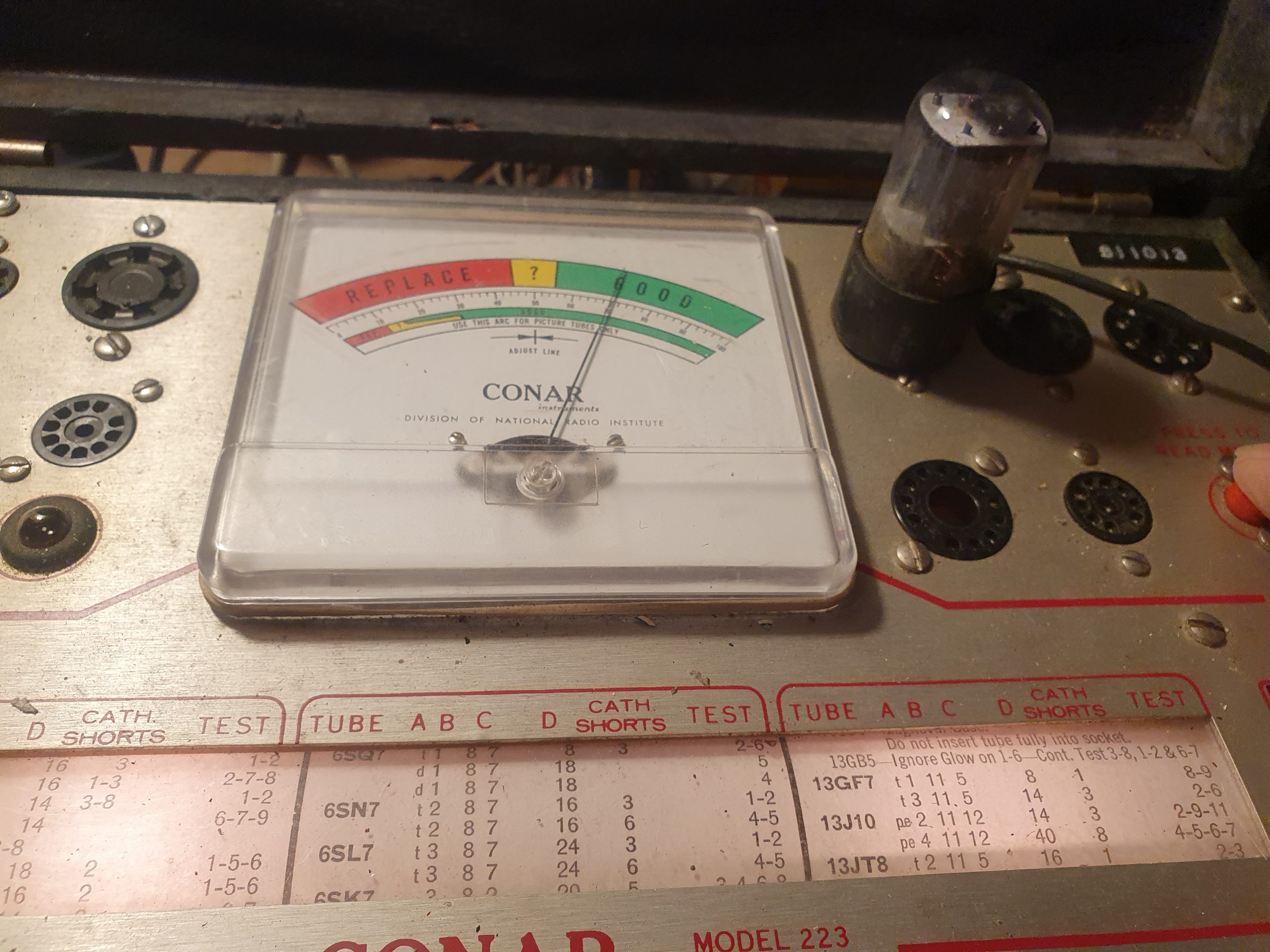 Valvola 6SN7GT Doppio Triodo ( Marconi Italiana )