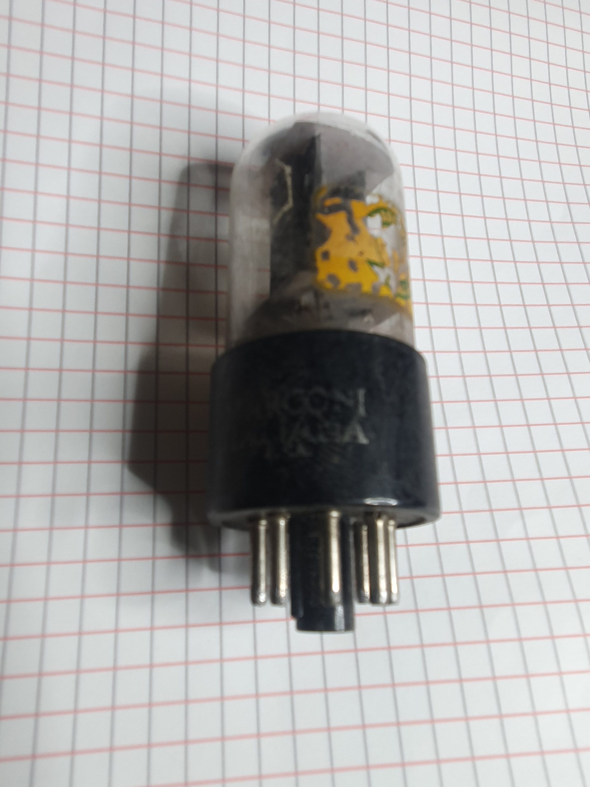 Valvola 6SN7GT Doppio Triodo ( Marconi Italiana )