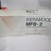 FLUSH MOUNTING BRACKET KENWOOD MFB-2 Bianco per Kenwood VHF Nautico