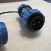 Connettore 2P Maschio Volante Stagno