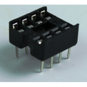 Zoccolo 8 pin per Circuiti Integrati passo 2,54