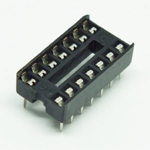 Zoccolo 14 pin per Circuiti Integrati passo 2,54